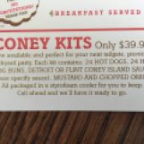 Sparty's Coney Island Restaurant offers Coney Kits for customers special events. Photo by Alexa Seeger.